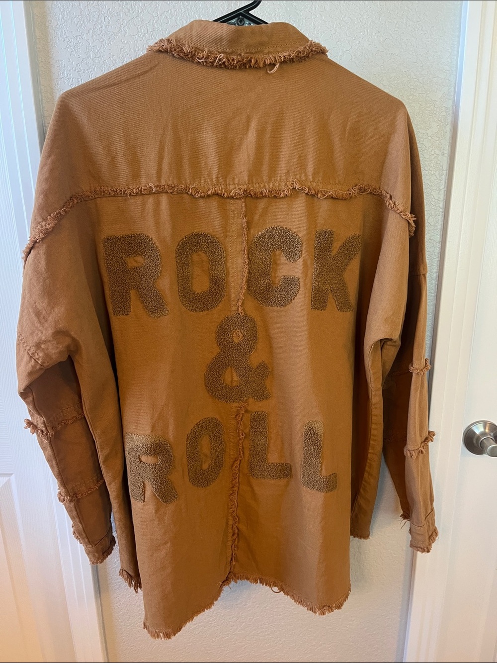 ELAN Rock & Roll women’s Shacket Jacket In camel NWT size L